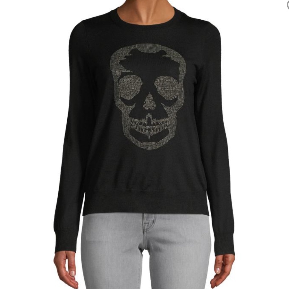 Zadig & Voltaire ‘Miss Skull Merino Wool Sweater Size XS